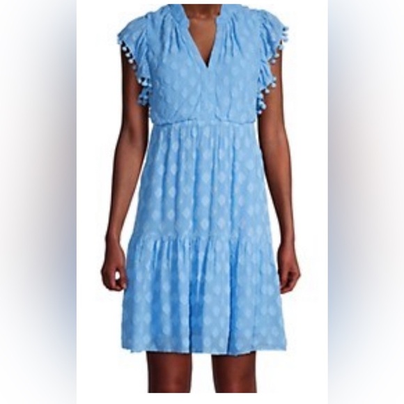 Lilly Pulitzer Light Blue Mini Dress - Picture 1 of 13